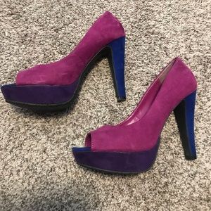 Candies multi colored pumps!